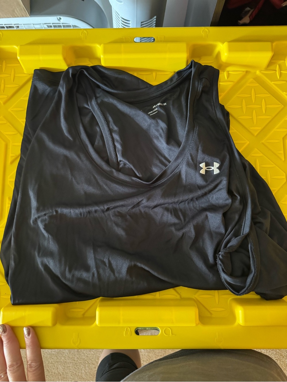 Under Armour Black Women's Athletic Tank with Logo